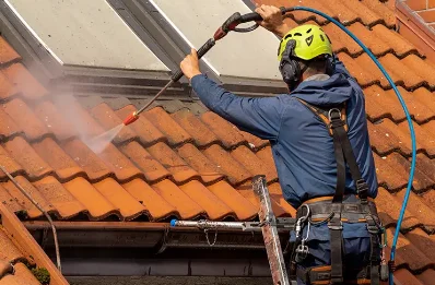 Démoussage et hydrofuge de toiture à Gauciel